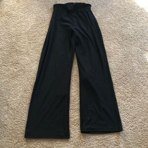 Spanx Black Bootcut/Flare Sweatpant Leggings Large wide leg